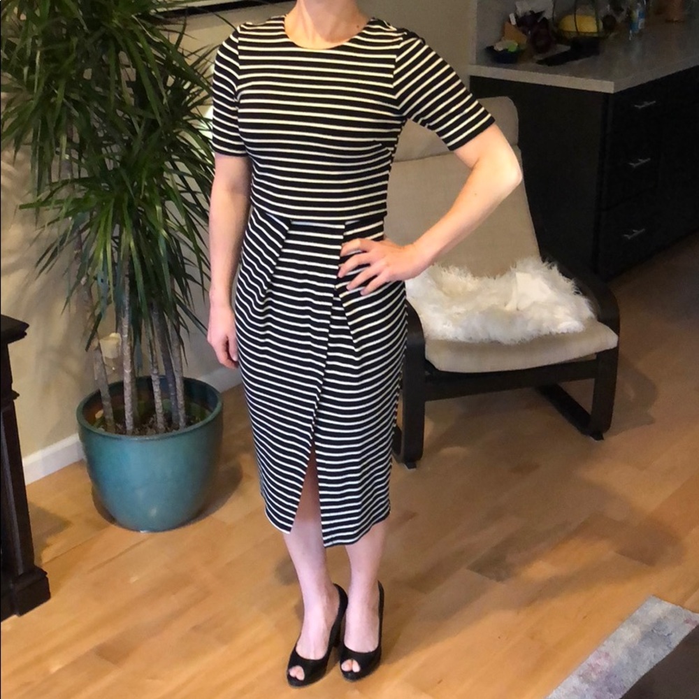 ASOS striped work dress